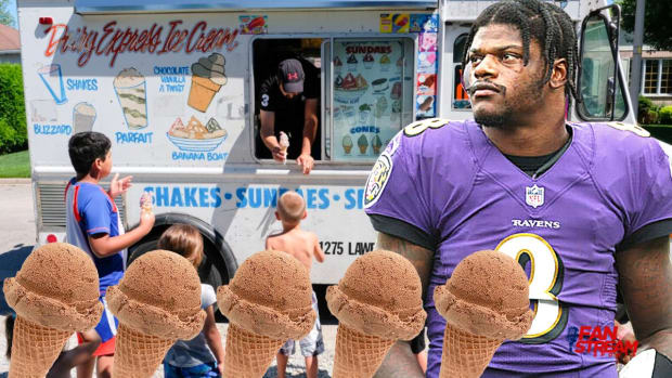 Ravens Watch: Lamar Jackson Picks Up Ice Cream Tab For Hot Kids In Florida  - BVM Sports