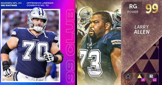 Cowboys Zack Martin Earns Rare '99 Club' Rating from Madden - BVM Sports