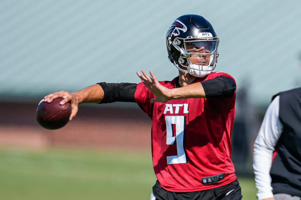 Falcons' Ridder thrilled with owner backing him as QB of future