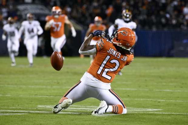 Dante Pettis takes over Velus Jones Jr as Bears new punt returner – NBC  Sports Chicago