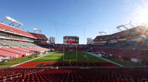 The Buccaneers are playing in a nearly empty stadium - Bucs Nation