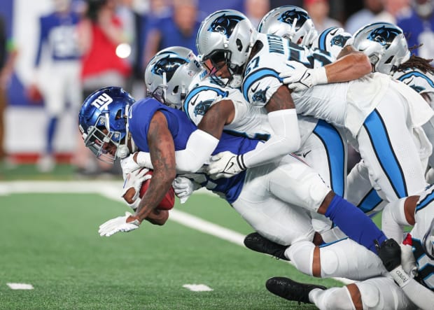 Panthers Fall to Giants in Week Two