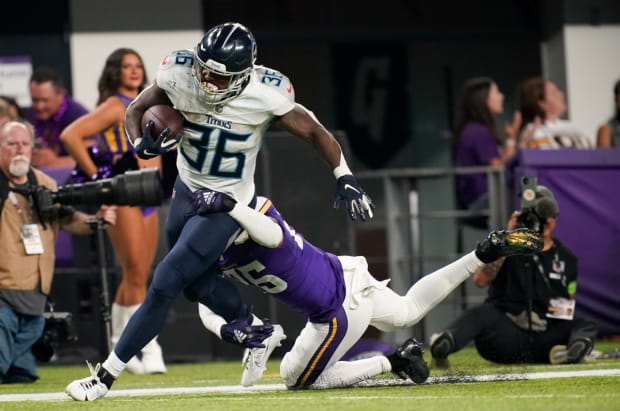 WATCH: Titans RB Julius Chestnut Scores Second TD Against Minnesota Vikings  - BVM Sports