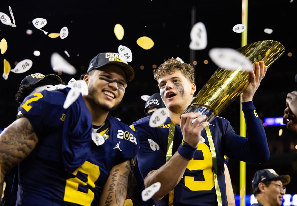 Michigan schrijft NFL-geschiedenis door een recordaantal spelers naar de draft te sturen