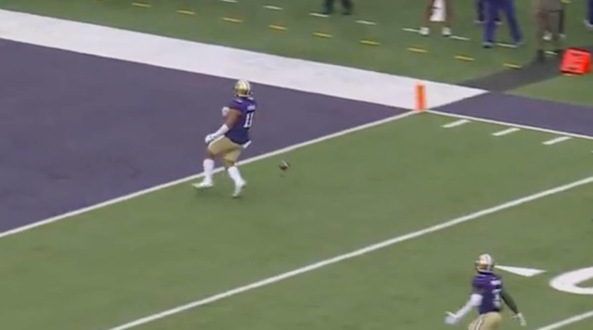 Washington LB Pulls a Desean Jackson Drops Ball Short of Goal