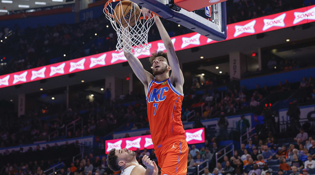 Rudy Gobert Offers Exuberant Praise of Thunder Big Man Chet