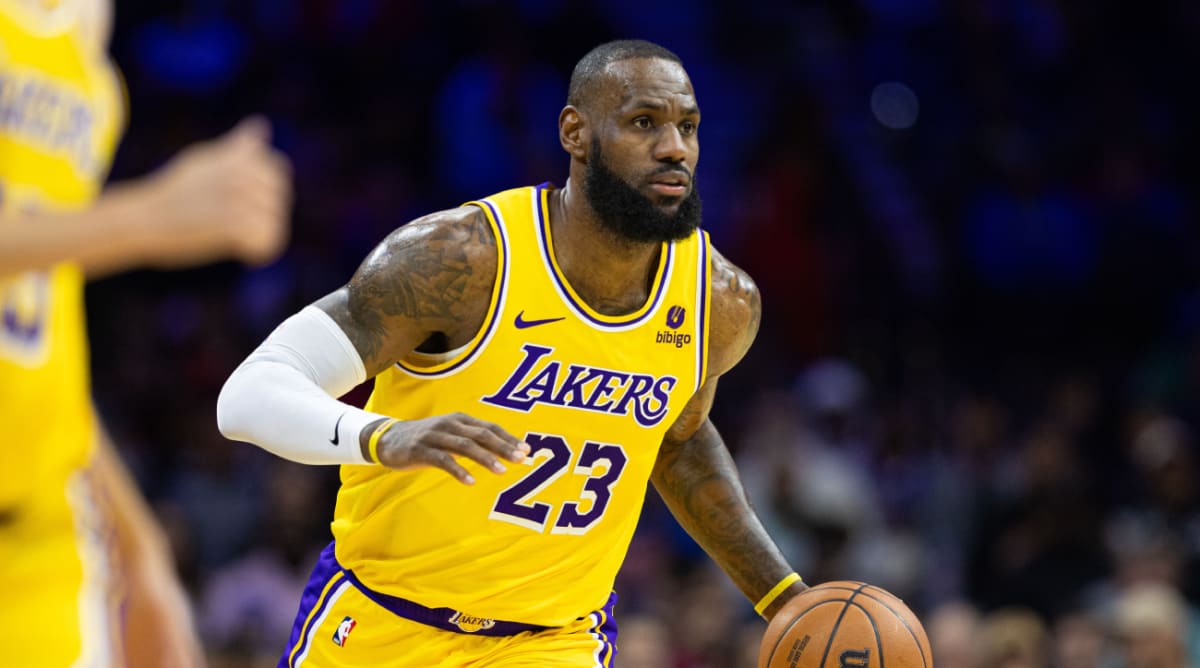 LeBron James Unimpressed by Setting NBA Record as 76ers Rout Lakers ...