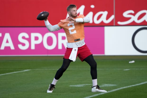 Baker Mayfield Kyle Trask Threw Some Awful Passes at Bucs