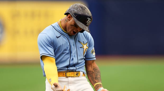 Rays’ Wander Franco Returns From Benching With a Bang in First At-Bat Back in Lineup
