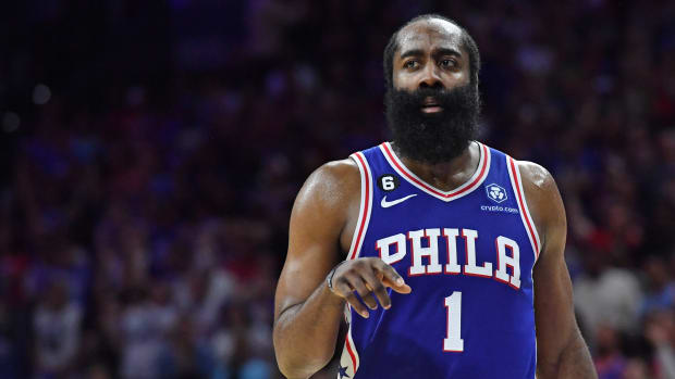 NBA World Exploded Over Report of James Harden, 76ers Working to Find Trade