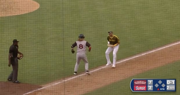 Minor League Player Tried a Creative Way to Avoid an Out and Fans Loved it