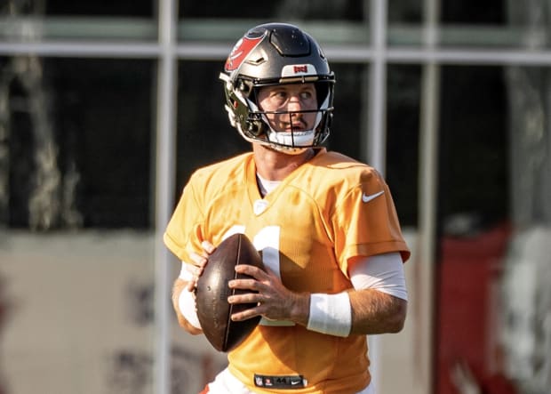 Tampa Bay Buccaneers quarterback John Wolford returns to practice