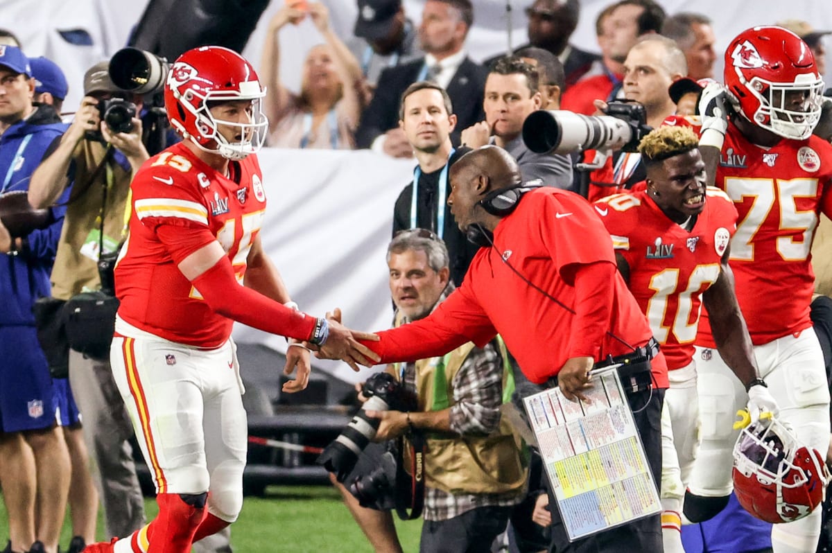 Chiefs QB Patrick Mahomes: New Commanders Coach Eric Bieniemy 'One of The  Greatest', Washington Commanders