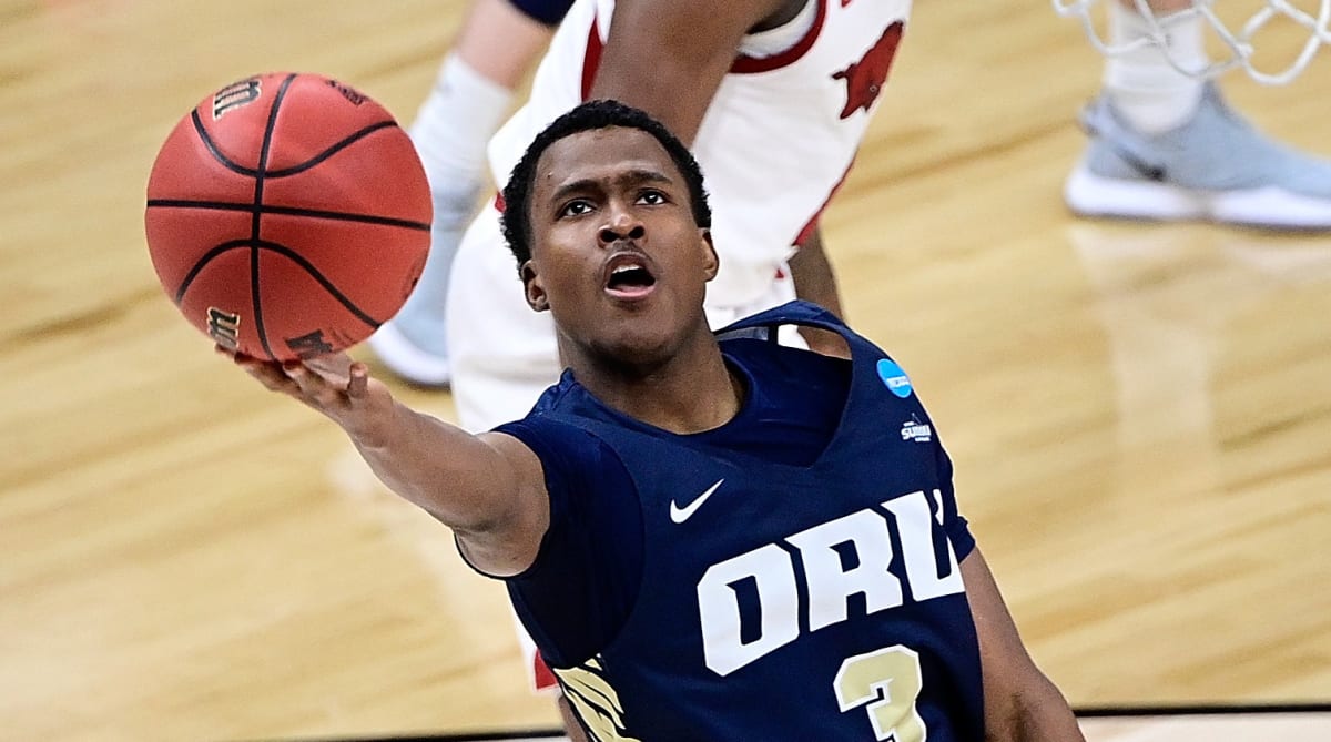 Oral Roberts Star Max Abmas Declares for the NBA Draft