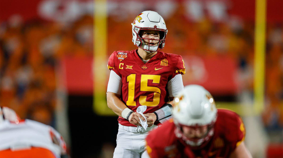 Iowa State QB Brock Purdy Channels Cheez-It Bowl Energy With Wild Pick-Six