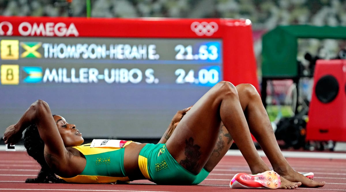 Elaine Thompson wins 200 meter gold medal, pulls off ...