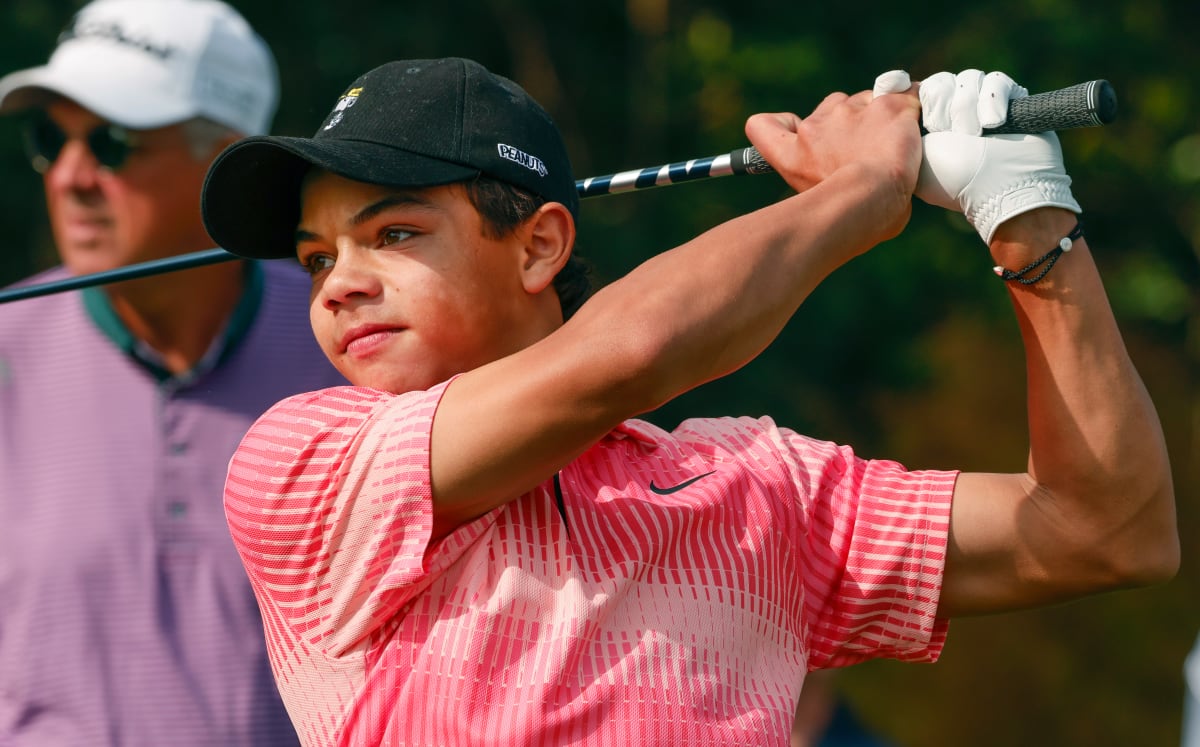 Charlie Woods Dealing With Ankle Damage During PNC Look With Father, Tiger