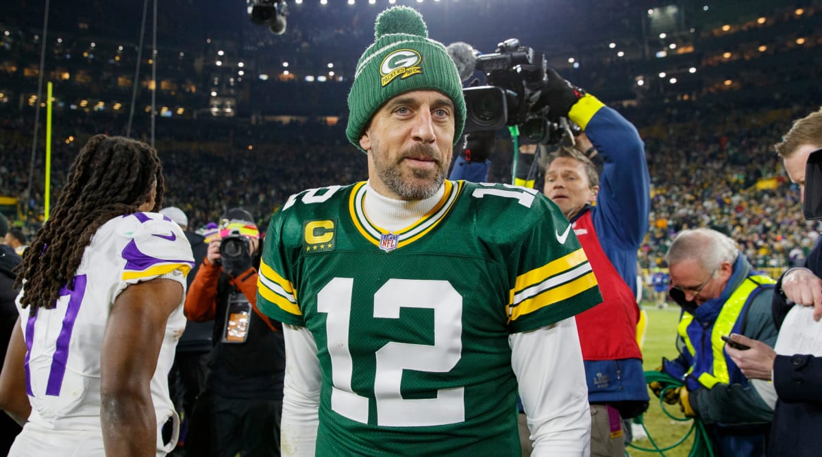 Green Bay Packers' Aaron Rodgers on Sports Illustrated cover