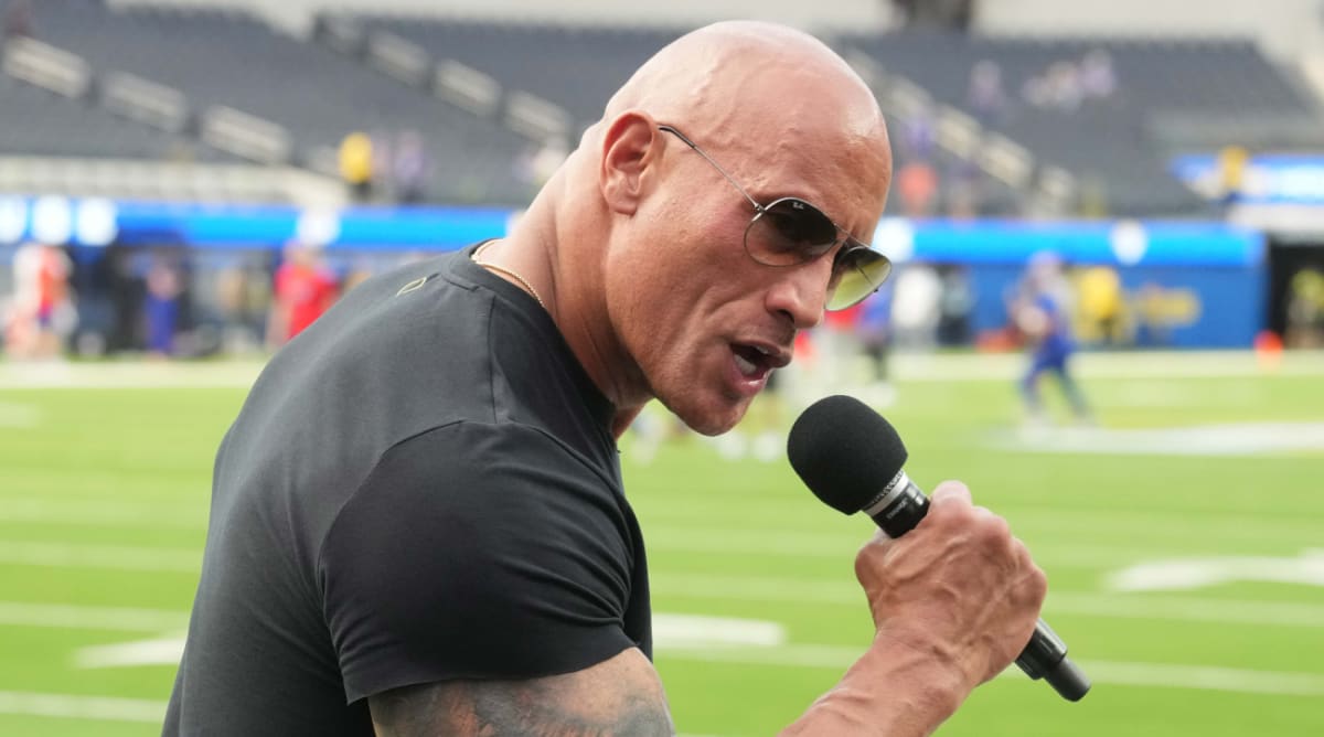 Dwayne The Rock Johnson would love to see Travis Kelce playing