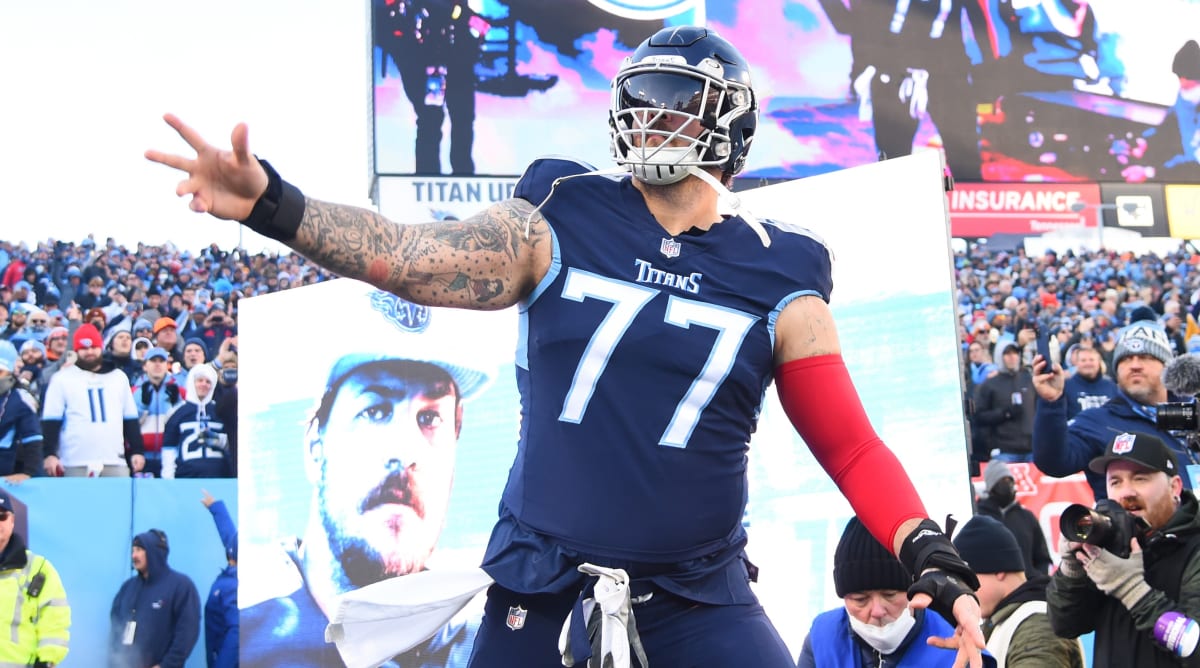 LOOK: Tennessee Titans deliver former OL Taylor Lewan's personal