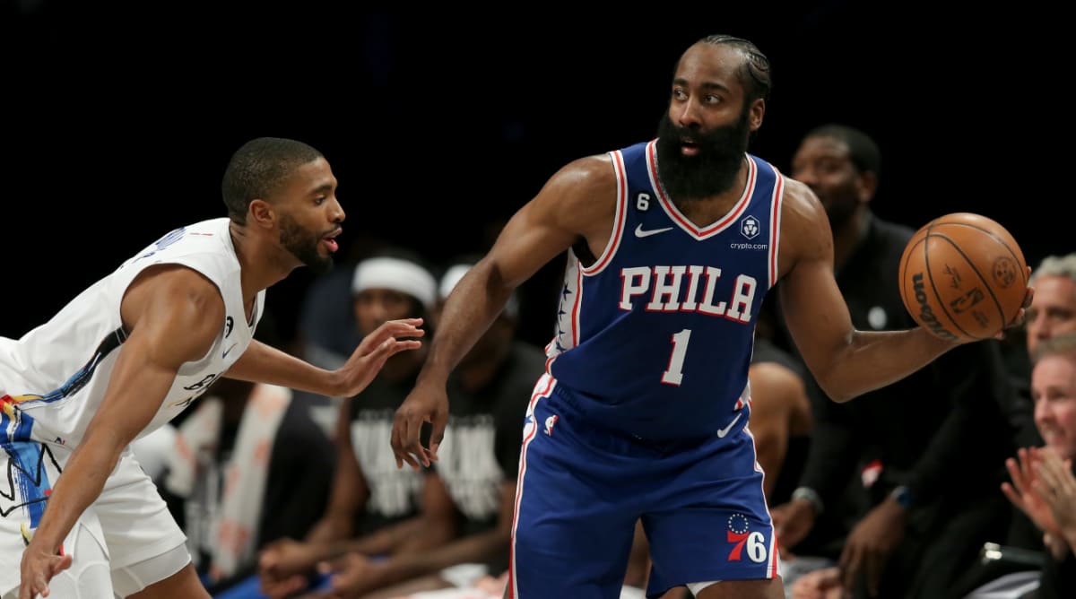 Harden says he doesn't look crazy after Nets' Durant, Irving trades