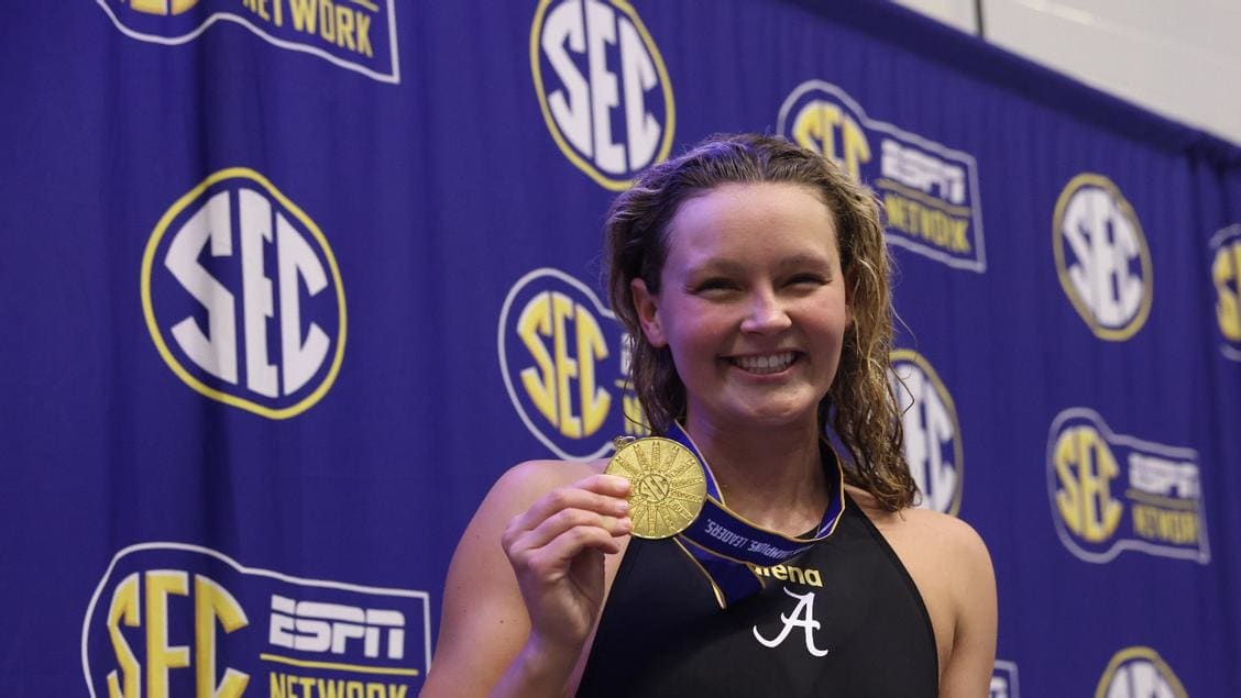 Alabama Closes SEC Swimming and Diving Championships with Gold, Silver ...