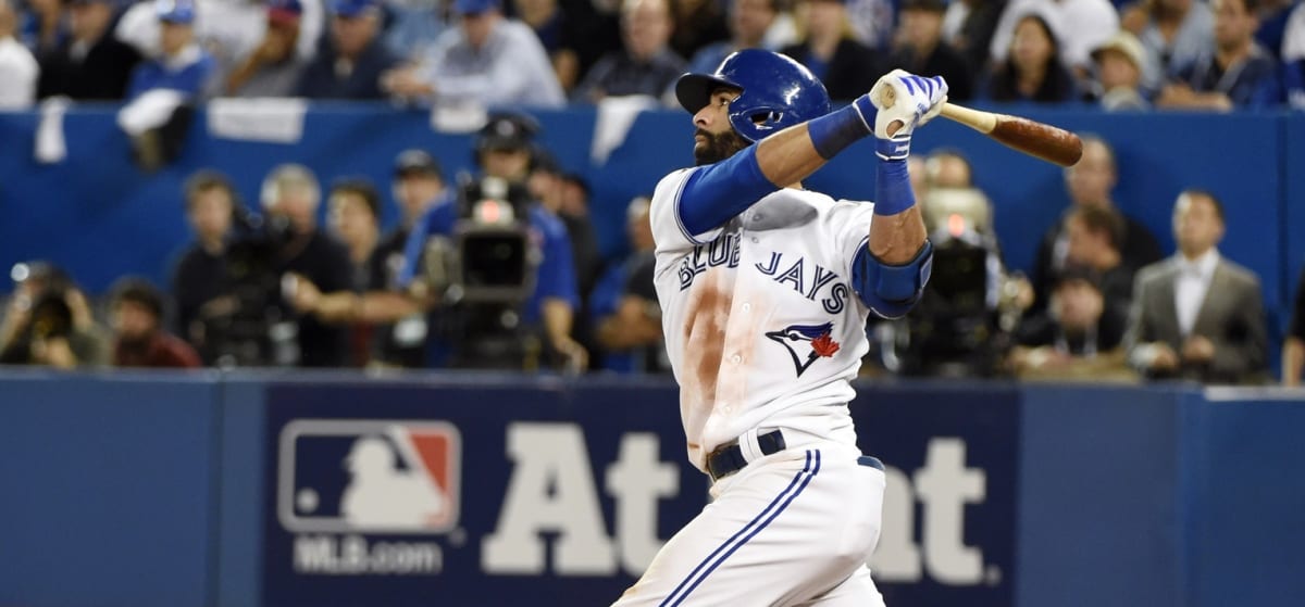 Jose Bautista Bat Flip Toronto Blue Jays