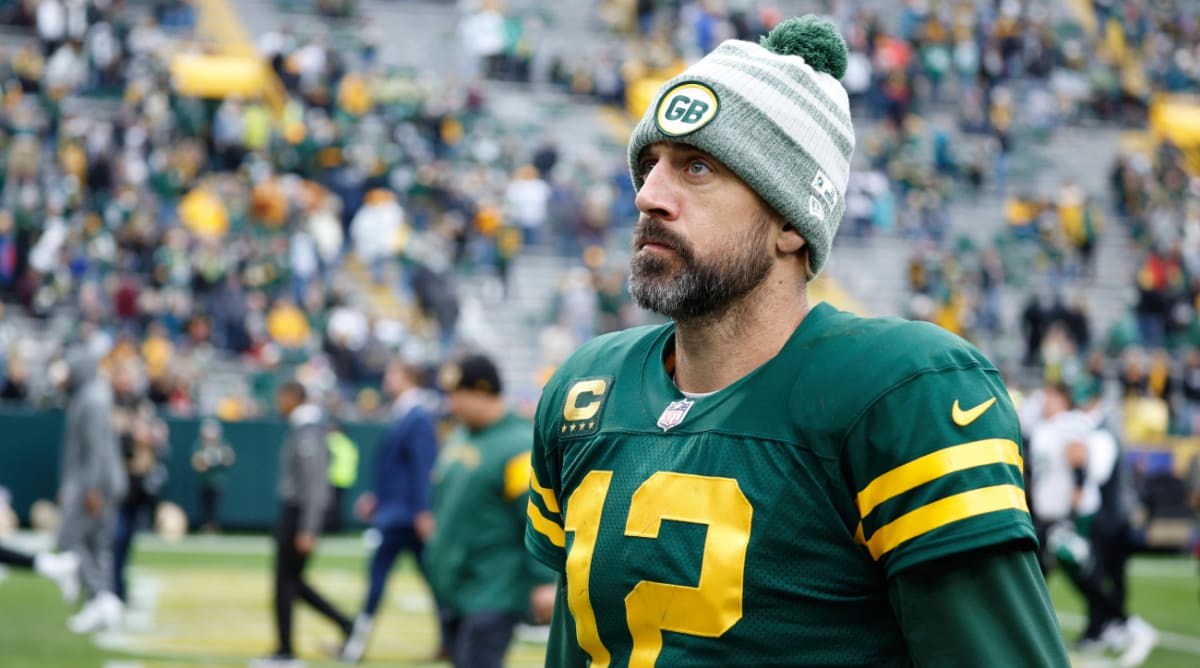 Green Bay Packers' Aaron Rodgers on Sports Illustrated cover