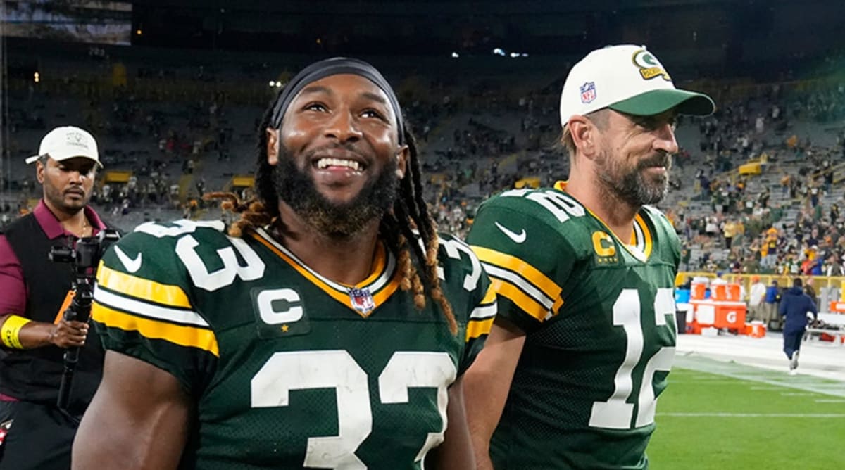 Packers RB Aaron Jones on Aaron Rodgers' offseason rumors: 'I