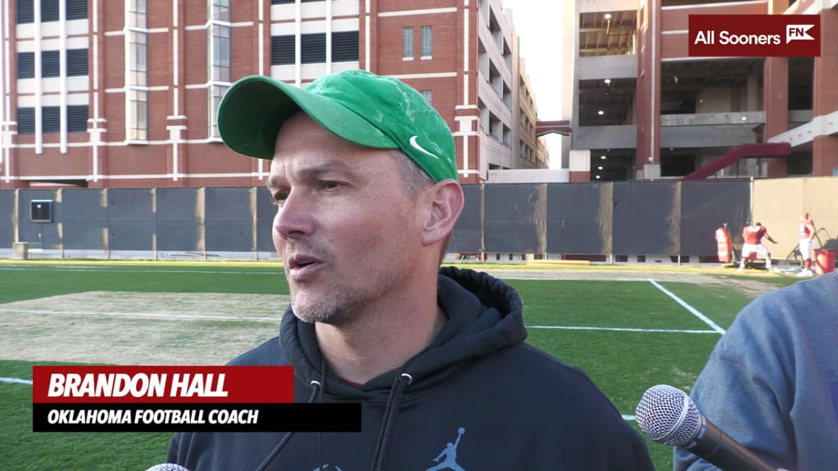 WATCH: Oklahoma DB Coach Brandon Hall Interview - BVM Sports