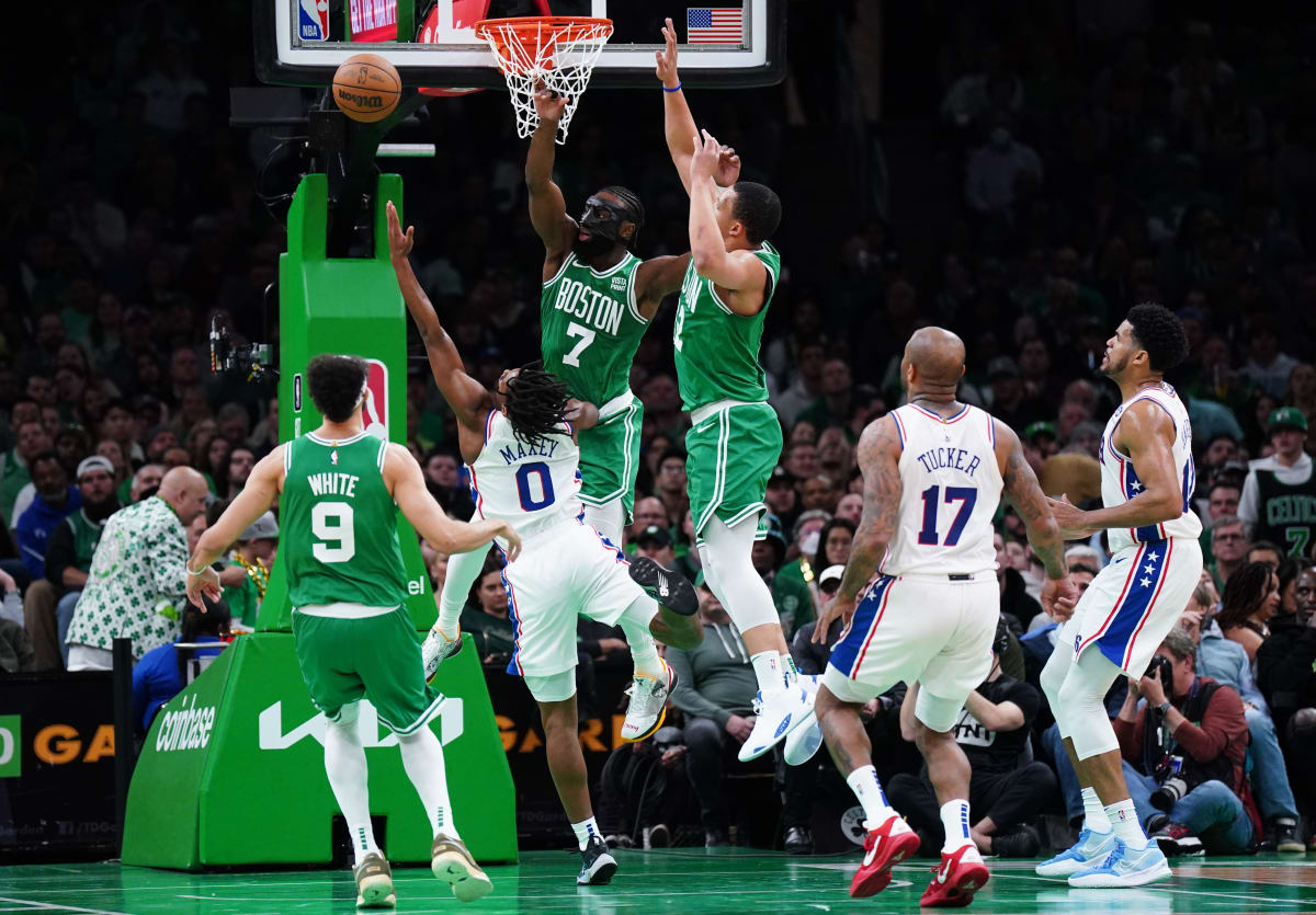 Here S What Stood Out In Celtics Game 2 Win Vs Sixers Renewed Defensive Commitment Three