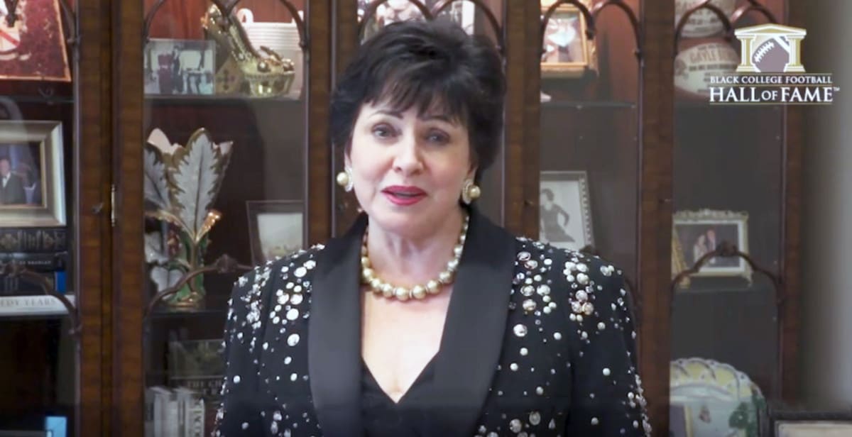 Gayle Benson Receives Black College Football Hall of Fame Founders Award