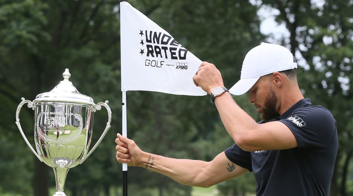 Steph Curry Leads Celebrity Golf Tournament After Eventful Second Round