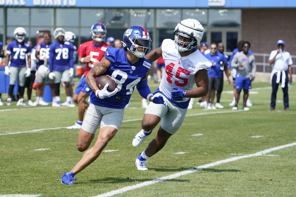 NY Giants joint practice with Detroit Lions in training camp