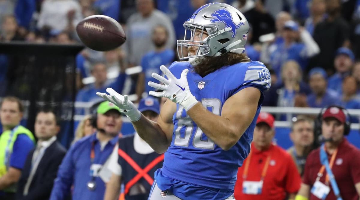 Lions Tj Hockenson Reacts To Trade Rumors Ahead Of Deadline Wkky