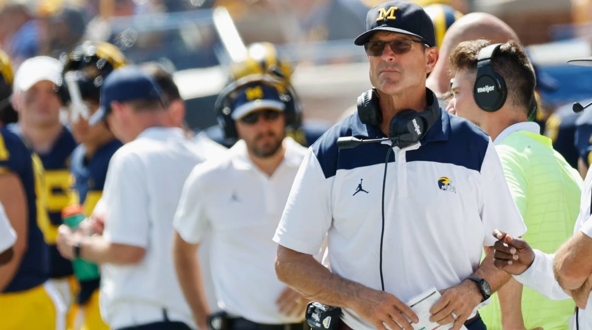 Michigan’s Jim Harbaugh, Warde Manuel Address Tunnel Altercation