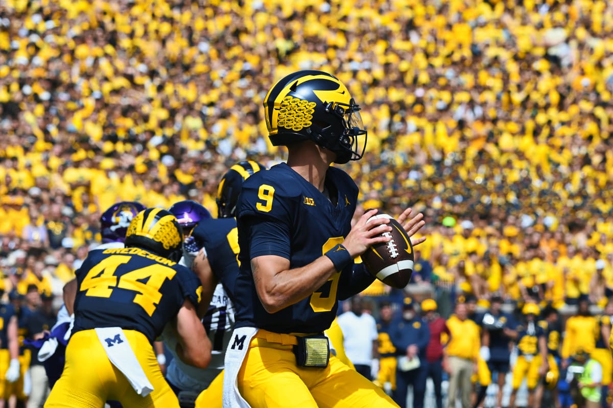 Junior Quarterback Jj Mccarthy Leading Michigan Passing Attack With 