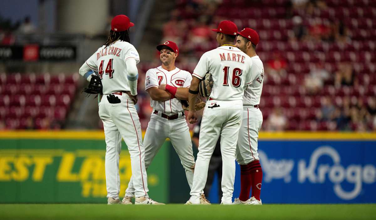 Noelvi Marte Facial Injury Prompts Lineup Changes for the Reds - BVM Sports