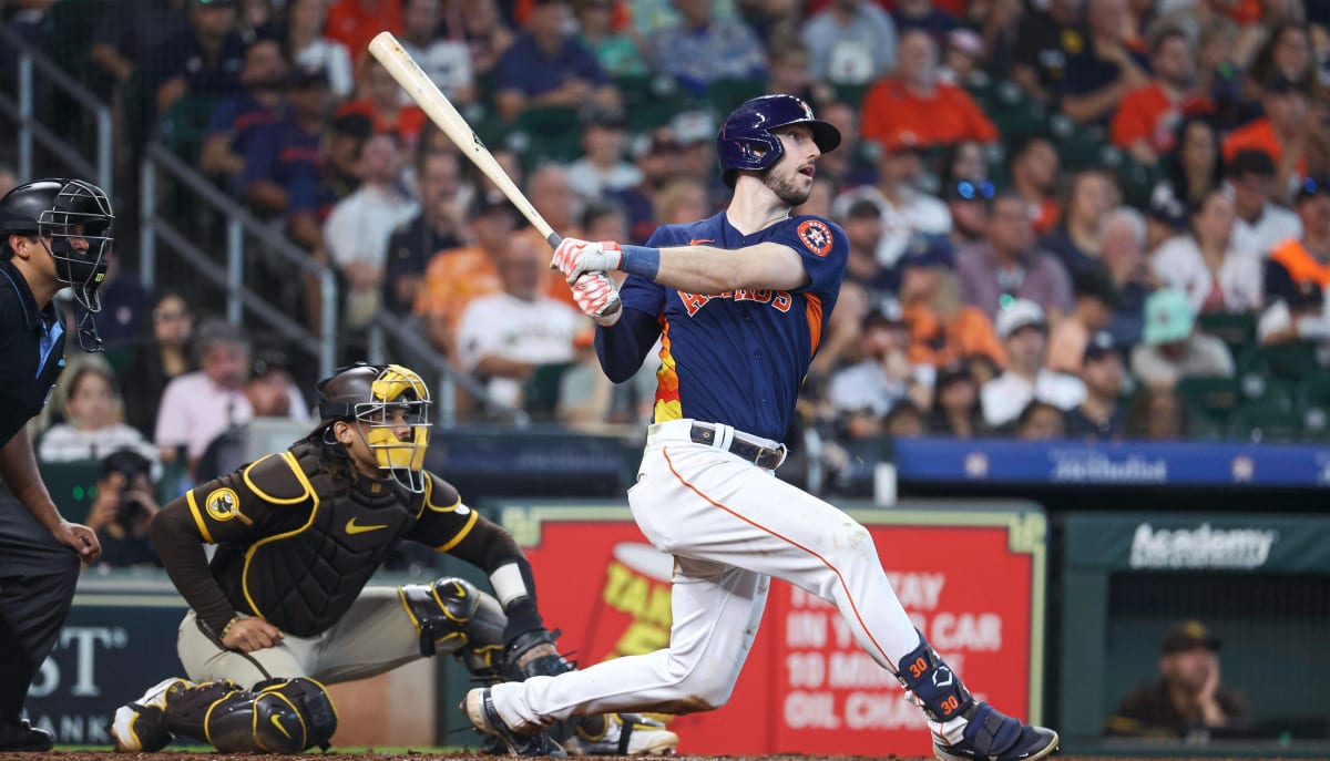 Houston Astros' Kyle Tucker Makes History With Two Triples In One ...