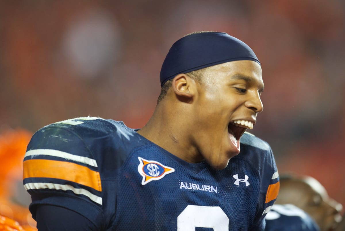 LOOK: Tigers' legend Cam Newton makes appearance for Auburn vs