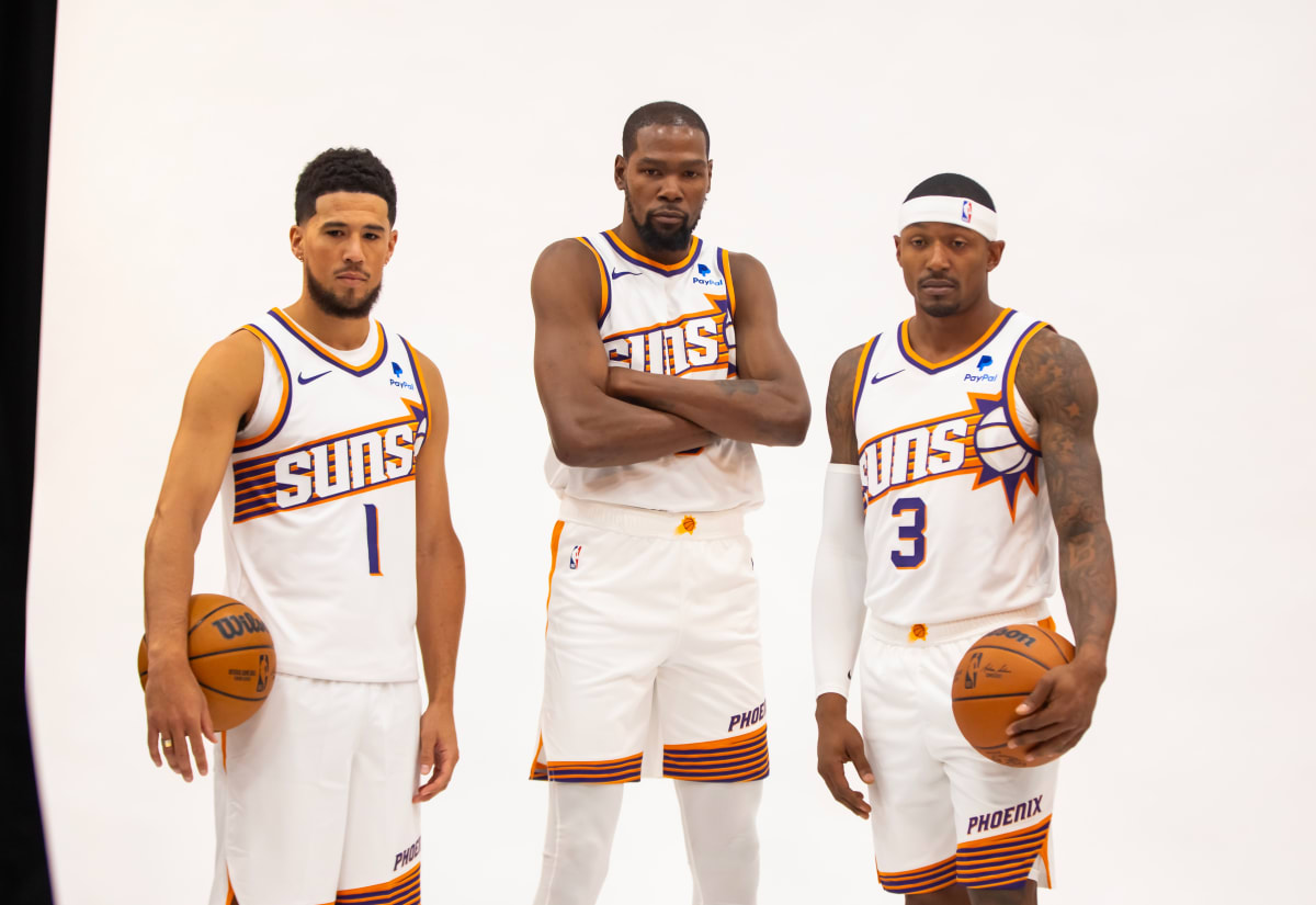 Phoenix Suns Big Three of Durant, Booker, and Beal Set to Debut Against