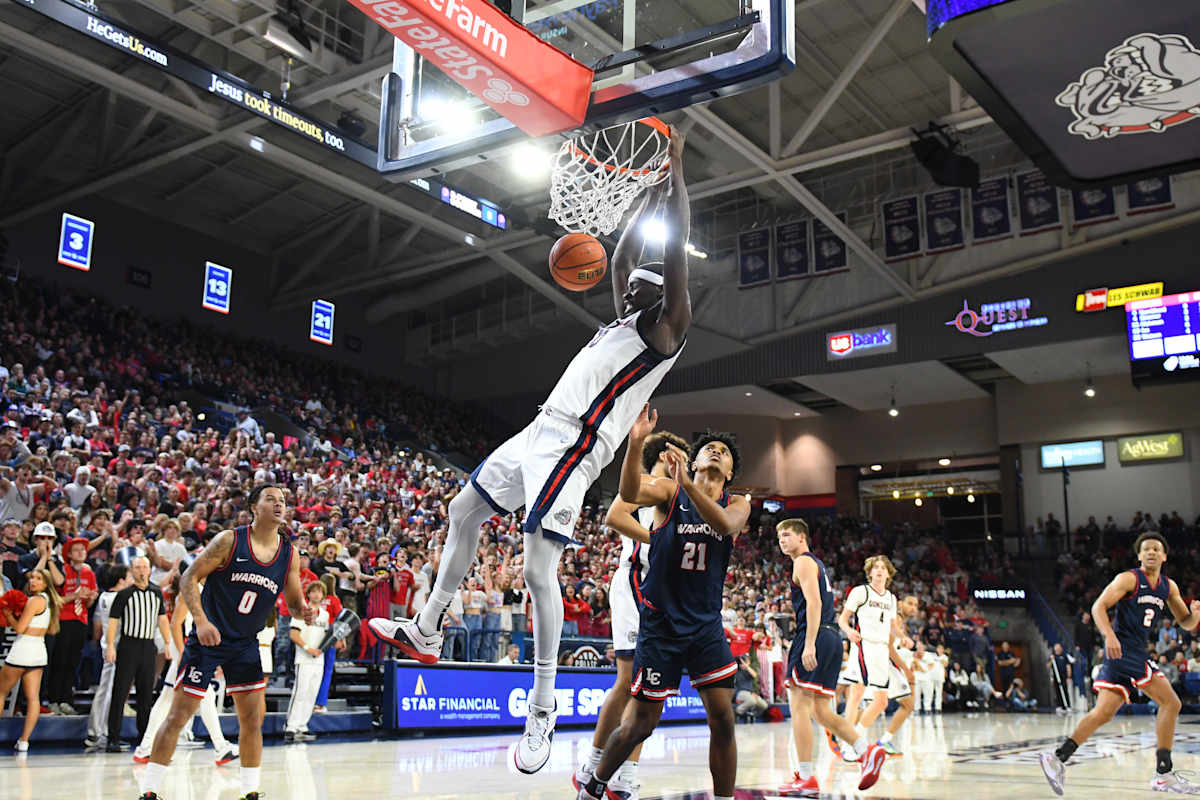 Graham Ike Leads Gonzaga To Exhibition Win Over Lewis-Clark State - BVM ...