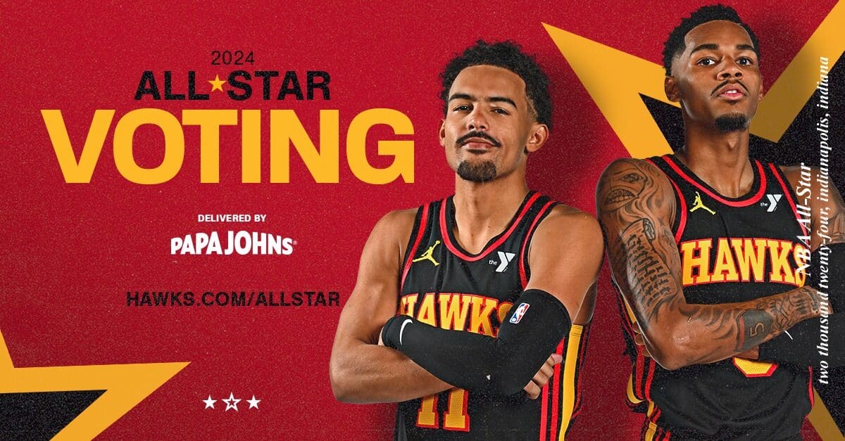 2024 NBA AllStar Voting is Now Open Vote for Trae Young and Win a