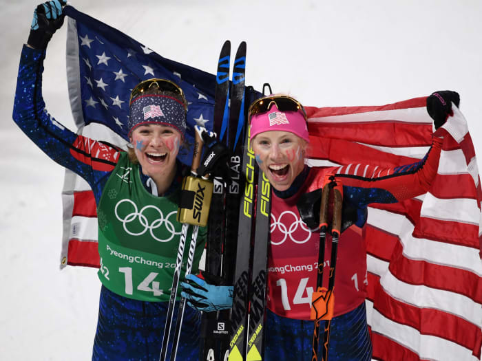 Team USA shocks the world with crosscountry skiing gold medal Sports