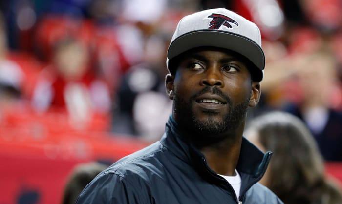 Michael Vick Returns To Atlanta Falcons Headquarters - Sports Illustrated