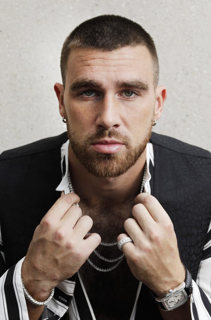 Travis Kelce's Photo Shoot Is Anything But Dull - Sports Illustrated