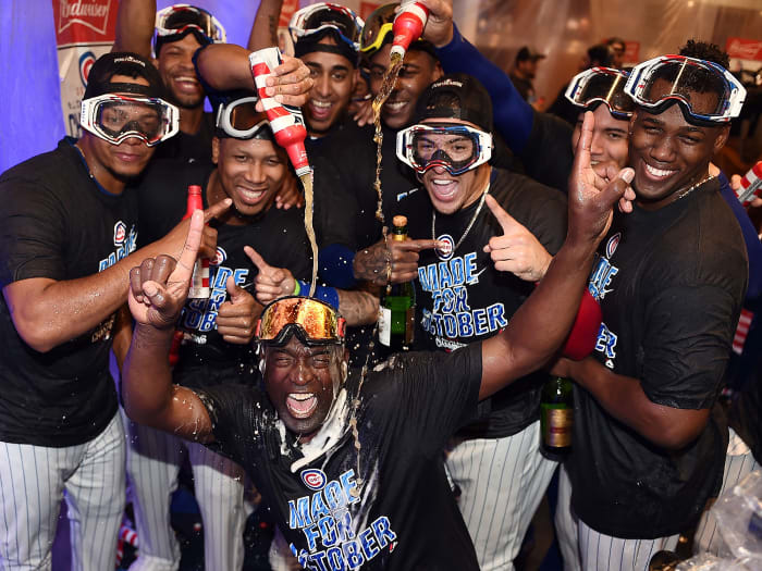 Chicago Cubs celebrate division title at Wrigley (video) - Sports ...