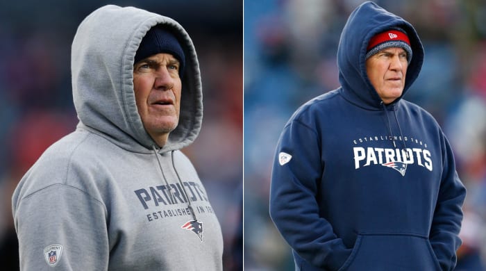 Bill Belichick‘s Hoodie Is Missing; Raiders Fan Style - Sports Illustrated