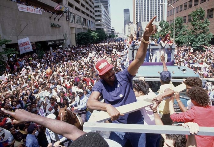 SI Vault: Honoring Moses Malone: Game's Best Rebounder Bounds Into ...