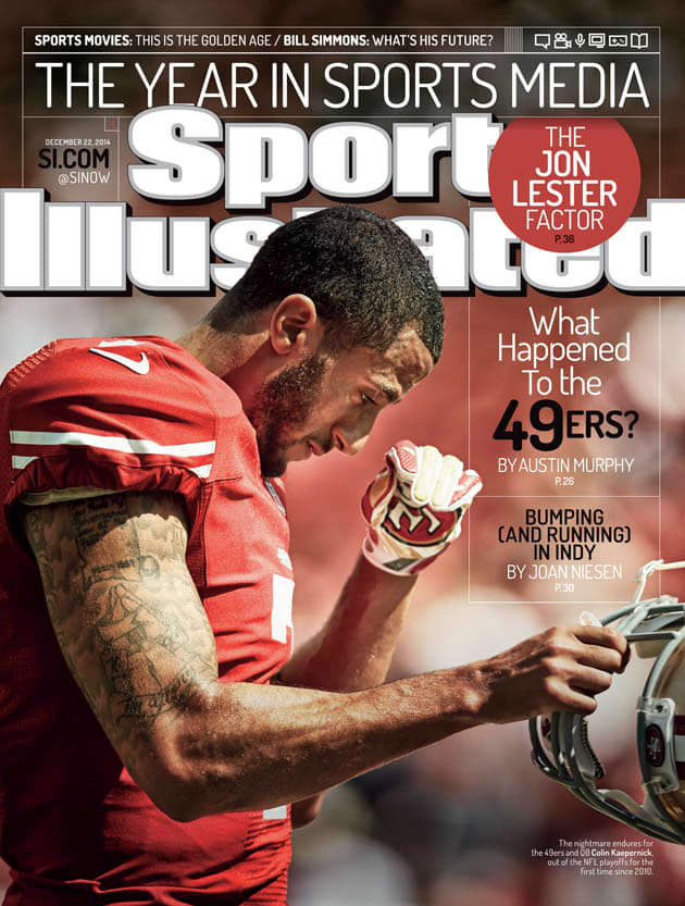 San Francisco 49ers quarterback Colin Kaepernick on this weekâ€™s SI